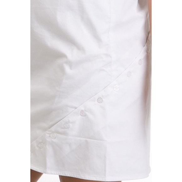 Women's Stay Chic & Comfortable in this Casual Cross Detailed Button Dress - Picture 16 of 16